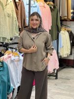 شومیز سیلک تابستانی لخت و ریزشی - تصویر 5