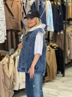 وست جین زنانه مدل زارا (Zara) درجه یک سنگشور - تصویر 4