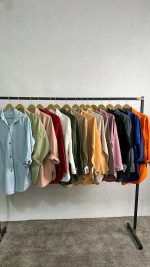 مانتو شومیزی لینن نچرال قد ۷۲ خنک و تابستانی - تصویر 4