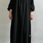 کفتان کتان زنانه بلند قد ۱۲۰ درجه یک