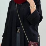 مانتو یقه آرشال زنانه قد ۸۰ جنس بزیاق