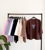 تیشرت باکسی چاپی طرح کرومی - تصویر 4